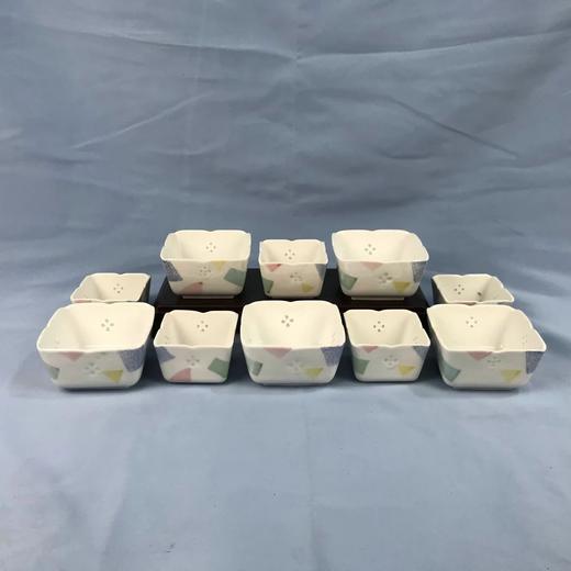 日本有田烧岩田屋亲子钵 10件装 原木盒保留 实物见视频 商品图0