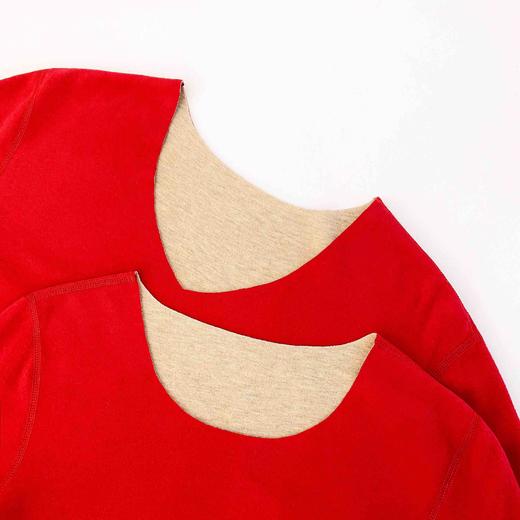 【鸿运吉祥】德绒男女成人款新年红秋冬内衣套装 商品图2