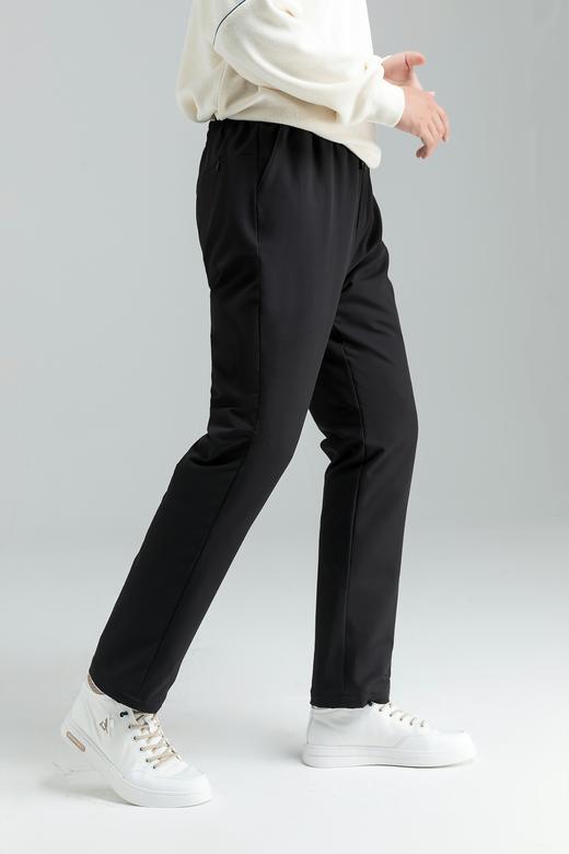 481792男女同款超轻高弹直筒羽绒裤，送给TA的温暖，松紧腰带抽绳，M-4XL，腰围2尺4以下选XL,2尺5 2尺6选XXL,2尺7 2尺8选XXXL,三尺以下选XXXXL，适合各年龄段穿着！ 商品图4