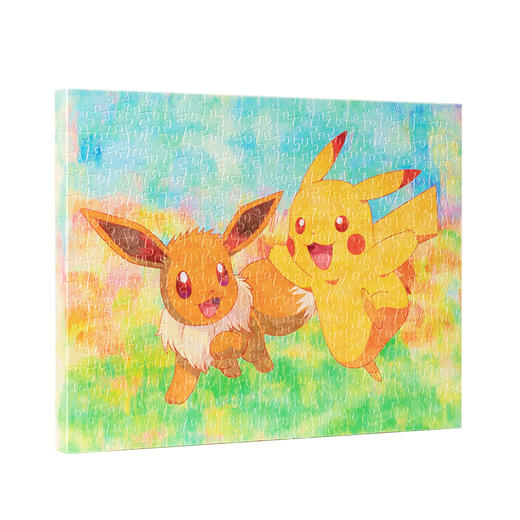 366片 无框平面拼图 HN1042 彩纹漆皮卡丘&伊布 商品图2