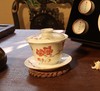 泡茶︱木棉花款白瓷盖碗 商品缩略图1
