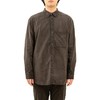 日本 KUON Regular Collar Shirt 职人制天然染色 有机棉墨染衬衫 商品缩略图0