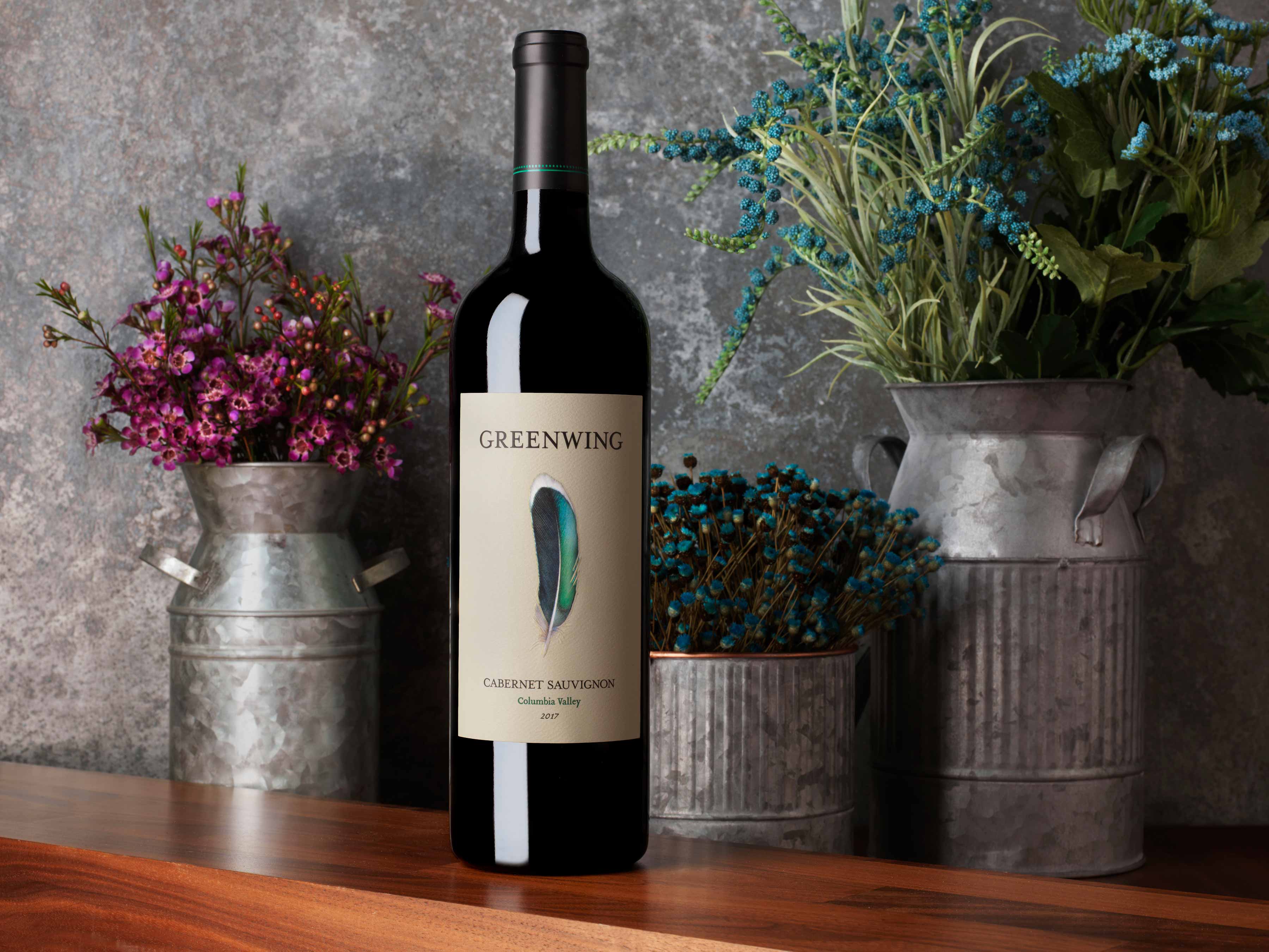 谷赤霞珠干红2018 greenwing washington columbia valley cabernet