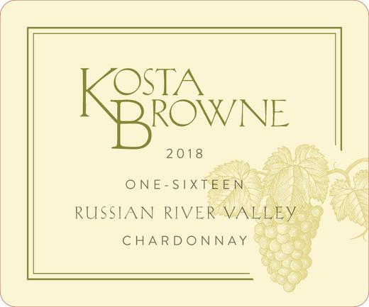 科斯塔布朗酒庄壹十六号俄罗斯河谷霞多丽干白 2018 Kosta Browne One Sixteen Russian River Valley Chardonnay 商品图2