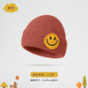 秋冬新款韩版可爱卡通笑脸针织毛线帽保暖儿童帽糖果色宝宝帽子 商品缩略图7