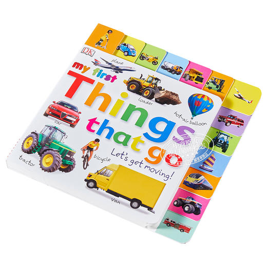 【中商原版】My First Things That Go Let's Get Moving DK启蒙交通工具 低幼亲子启蒙绘本 英文原版 3-6岁 商品图2