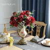 欧式美式仿真花绣球玫瑰假花摆件客厅酒店别墅家居餐桌装饰花摆花 商品缩略图0