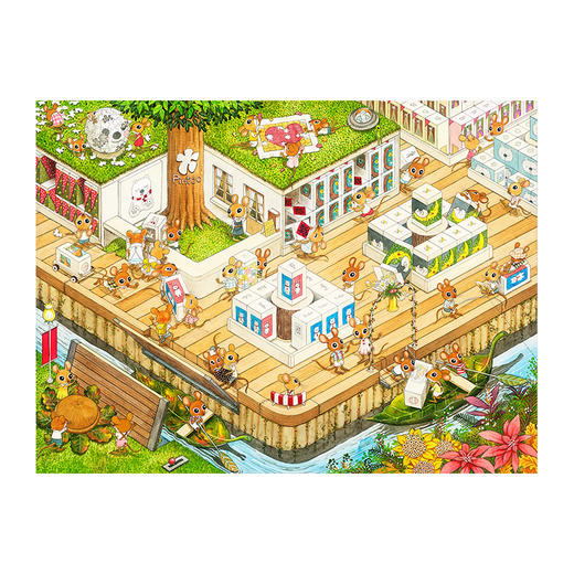 【折扣商品 不退不换】1200片 平面拼图 塑料拼图 H2680 SMART- 咕叽鼠的拼图店 商品图0