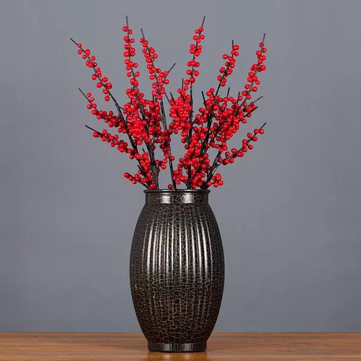 仿真年霄花桶材料蝴蝶兰秀球尤加利叶银杏金掌要求摇钱树孔雀毛柿子石榴黄金果五代同堂 商品图11