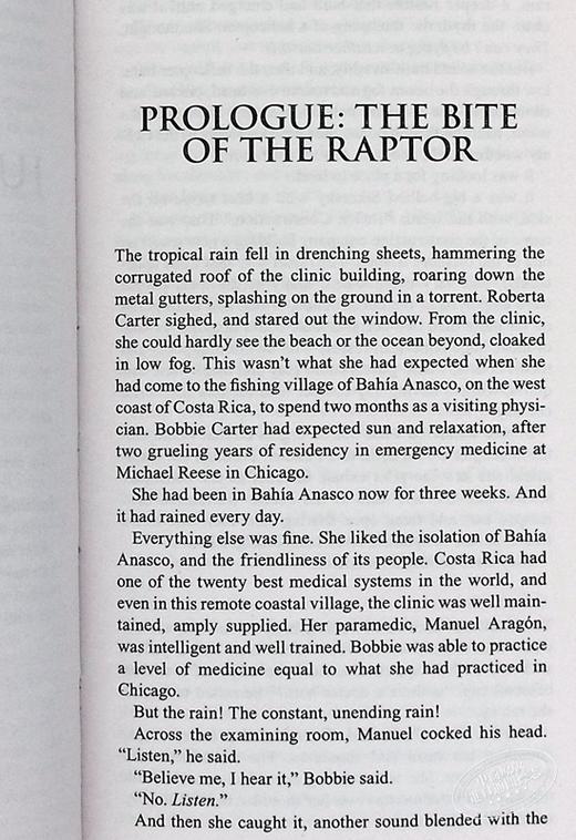 【中商原版】侏罗纪公园 英文原版 Jurassic Park 1 豆瓣高分 迈克尔 克莱顿 Michael Crichton 恐龙 同名热门电影小说 商品图7