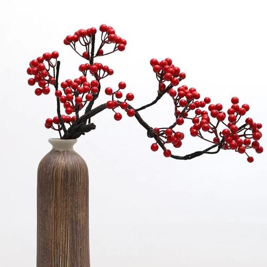 仿真年霄花桶材料蝴蝶兰秀球尤加利叶银杏金掌要求摇钱树孔雀毛柿子石榴黄金果五代同堂 商品图3