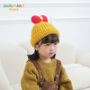 儿童毛线针织帽子韩国秋冬新款男女宝宝蝴蝶结保暖儿童帽子 商品缩略图2