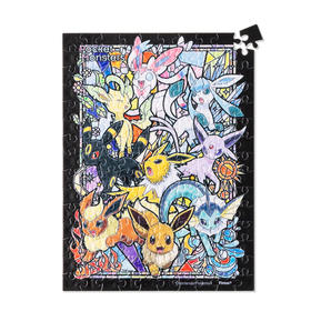 150片 迷你拼图 平面拼图 P1378 神奇宝贝- 伊布进化