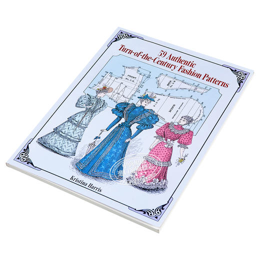 【中商原版】59 Authentic TurnoftheCentury Fashion Patterns 进口艺术 女装服装设计细节裁剪纸样制版 商品图5