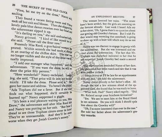 南希德鲁之老钟表的秘密 英文原版 The Secret of the Old Clock 1 Nancy Drew 英文版儿童文学小说 进口原版英语书籍 商品图2