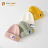 秋冬韩版糖果色刺绣字母针织帽 保暖男女宝宝帽子可爱儿童帽子 商品缩略图2