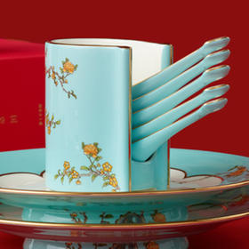 国瓷永丰源西湖蓝调羹收纳盒（89mm）