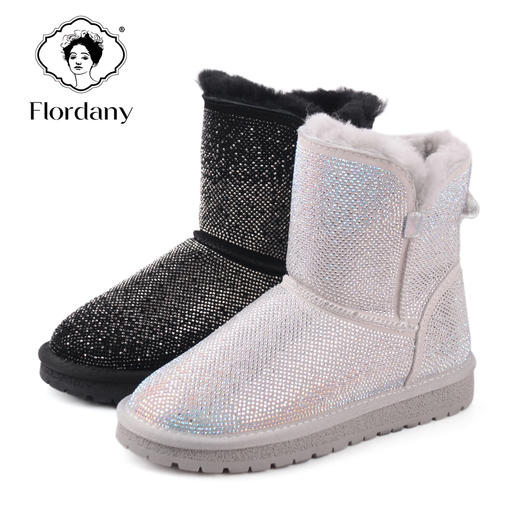 弗洛丹尼2021圆头厚底时尚女鞋D218603 商品图0