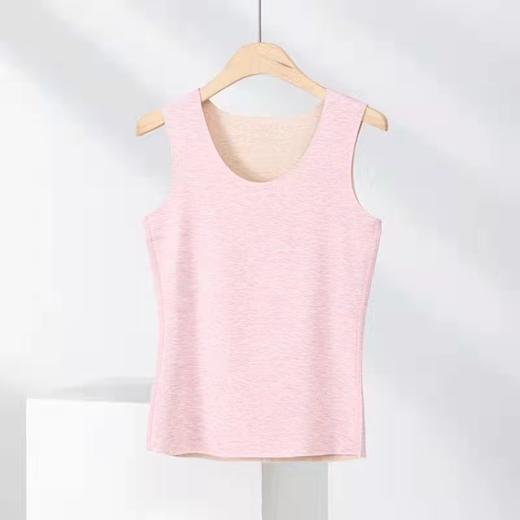 竹纤维女士羊毛蚕丝无痕保暖背心2904 商品图2