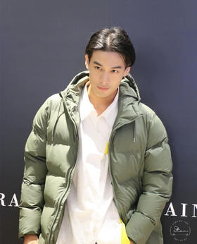 -20℃无压力北欧Rains高端到顶3M新雪丽中长款防风防水加厚棉衣