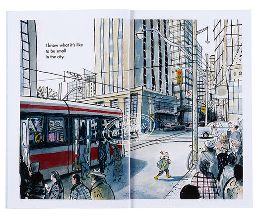 【中商原版】Thereza Rowe：Small in the City 大城市里的小人物 精品绘本 儿童亲子共读故事绘本 平装 英文原版 6-9岁 商品图5