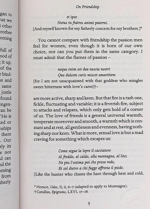 【中商原版】蒙田：论友谊 英文原版 Penguin Great Ideas : On Friendship Michel de Montaigne 商品图5