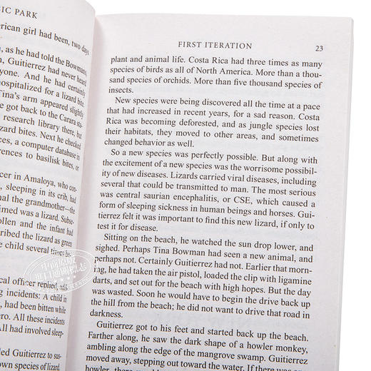 【中商原版】侏罗纪公园 英文原版 Jurassic Park 1 豆瓣高分 迈克尔 克莱顿 Michael Crichton 恐龙 同名热门电影小说 商品图3