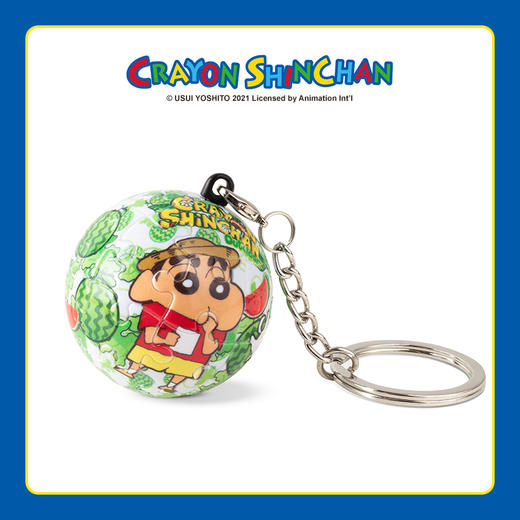 24片 钥匙扣拼图 塑料拼图 A3609 蜡笔小新-夏日脆瓜瓜 商品图0