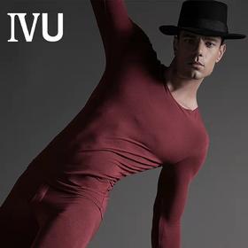 安莉芳旗下IVU男式秋季商务V领保暖上衣修身打底秋衣UD00071