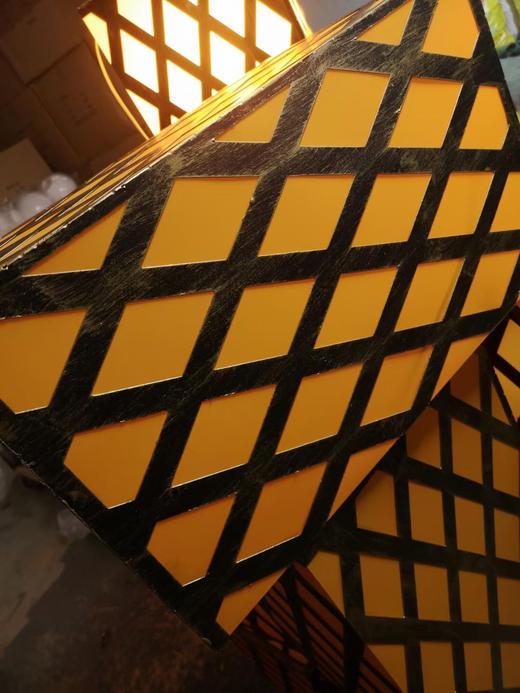 方型中式网格灯笼（运费自理） 商品图0