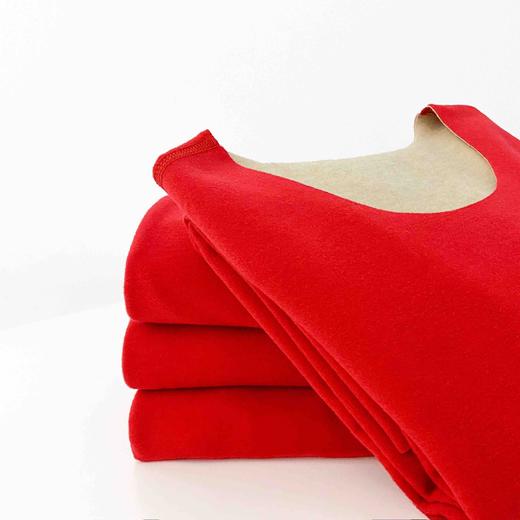 【鸿运吉祥】德绒男女成人款新年红秋冬内衣套装 商品图6