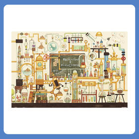 【折扣商品 不退不换】600片 平面拼图 塑料拼图 H2457 西村典子- 理科实验室