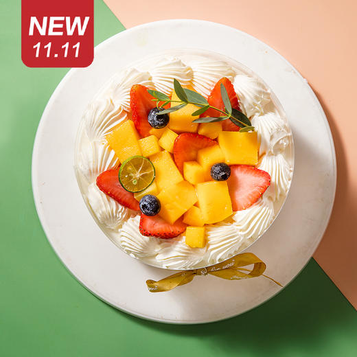 仅此一天秒杀【新款水果派对】芒果鲜奶蛋糕（2021）（福州） 商品图1