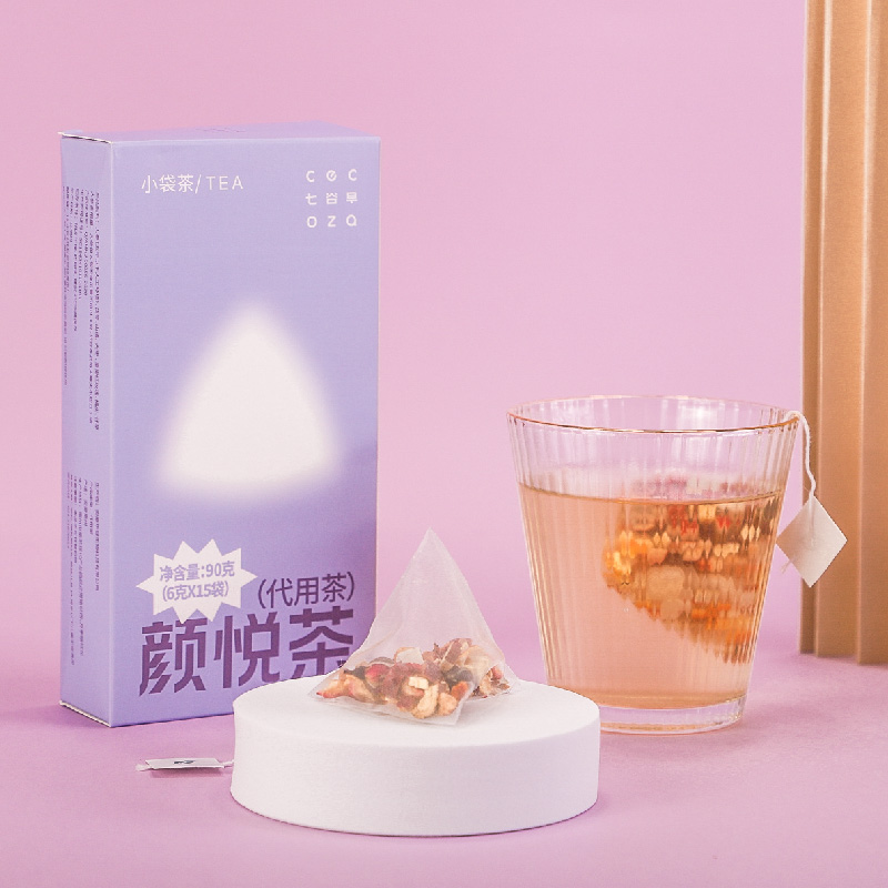 [买2发3同款]#颜悦茶#三角茶包代用茶每盒15袋七谷早cecoza
