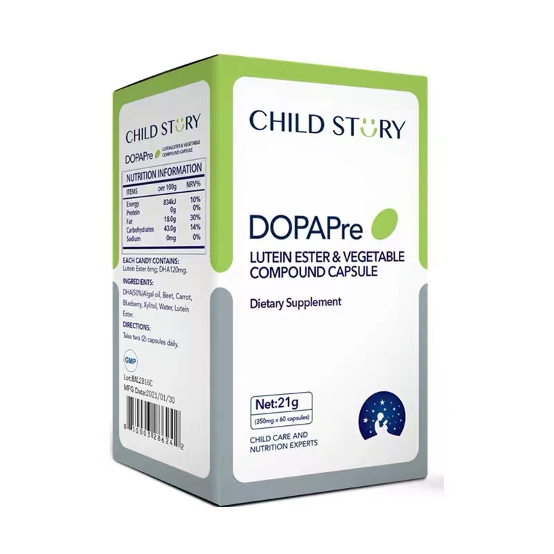 【Child Story童年故事】DHA藻油叶黄素 60粒
