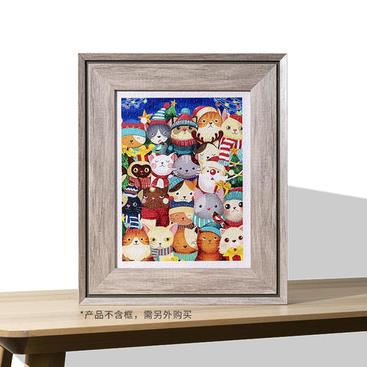 300片 平面拼图 塑料拼图 H2399 圣诞躲猫猫 商品图4