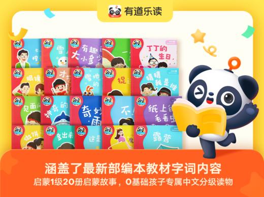 中文分级汉字识字启蒙课1-2级 汉字启蒙+阅读兴趣 20本书+20节识字课 商品图3