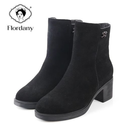 弗洛丹尼2021圆头厚底时尚女鞋D216446 商品图0