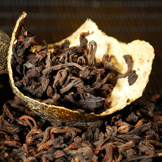 新会小青柑 云南普洱茶陈年宫廷料 陈皮普洱茶叶熟茶桔普茶 500g 商品图2