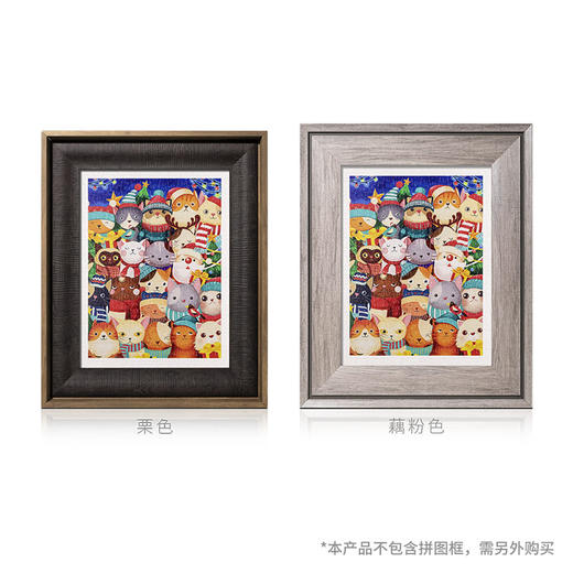 300片 平面拼图 塑料拼图 H2399 圣诞躲猫猫 商品图3