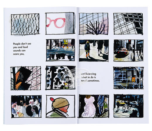 【中商原版】Thereza Rowe：Small in the City 大城市里的小人物 精品绘本 儿童亲子共读故事绘本 平装 英文原版 6-9岁 商品图6