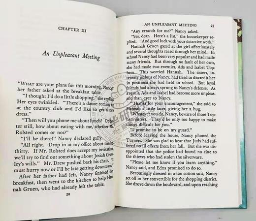 南希德鲁之老钟表的秘密 英文原版 The Secret of the Old Clock 1 Nancy Drew 英文版儿童文学小说 进口原版英语书籍 商品图1