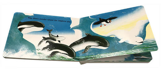 白鲸宝宝 英文原版 童谣绘本 Baby Beluga 儿歌童谣 幼儿英语启蒙纸板书 拉斐 Raffi 英文版进口原版书籍 商品图2