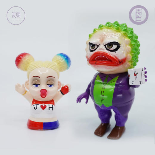 现货 壹工坊 Foker与哈特利 套装 搪胶 摆件 潮流玩具 商品图0