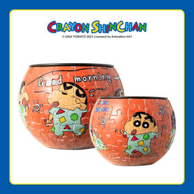 【折扣商品 不退不换】80片 盆栽拼图 塑料拼图 K1078 蜡笔小新- 早安新之助