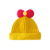 儿童毛线针织帽子韩国秋冬新款男女宝宝蝴蝶结保暖儿童帽子 商品缩略图4