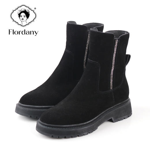 弗洛丹尼2021圆头超轻厚底时尚女鞋D216445 商品图0