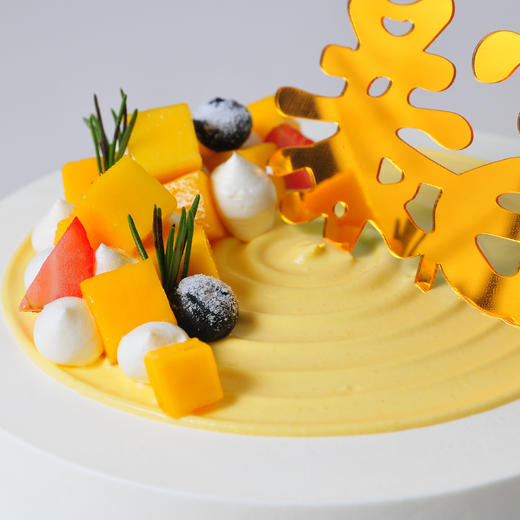 【唯有暴富】香甜当季水果大块多汁果肉，绵密奶油包裹着松软的戚风蛋糕（赣州幸福西饼蛋糕） 商品图1