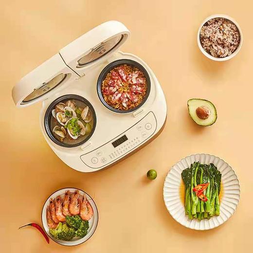 【百款爆品】包邮到家！三食黄小厨双胆饭锅TC501 商品图0