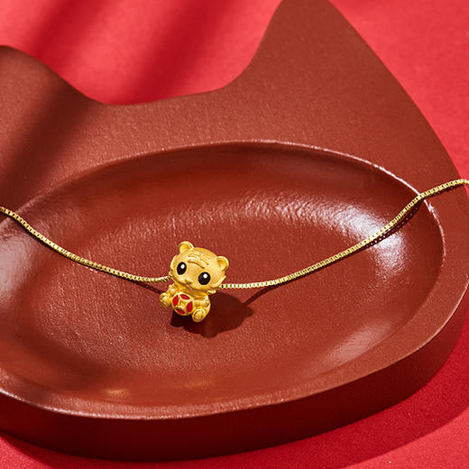 潮宏基爱乐虎足金串珠 商品图2